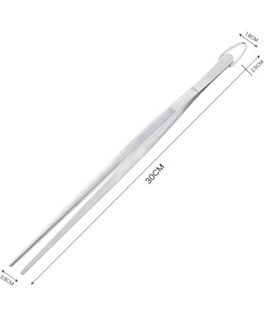 YCLFHOO Stainless Steel Pointed Tweezers Precision Tweezers Chef Tweezers for Replace Electronic Parts/Manual Work/Baking etc - Buy Online on GoSupps.com