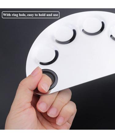 AKOAK Stainless Steel Beauty Palette & Spatula Tool | Nail Art Makeup Mixing for Cosmetics & Pigments - International Shipping - Buy Online on GoSupps.com