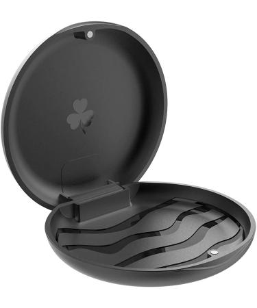 LUXUROME Retainer Case Solid Orthodontic Case-Black(2 Pack) 1 Black