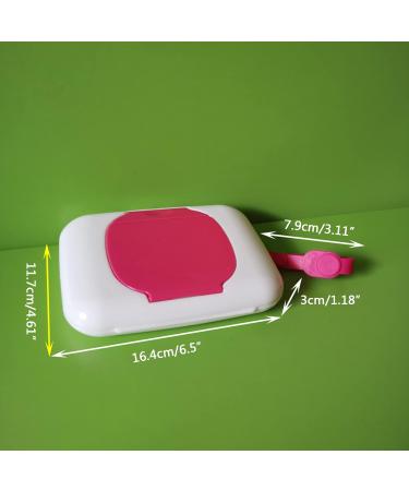 Hand Mouth Wet Wipe Box Portable Refillable Baby Wipes Dispenser Holder Wipes Carrying Cases for Travel Tissue Box Red - Buy Online on GoSupps.com