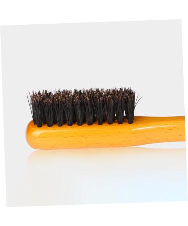 Minkissy Bartkamm Beard Brush - Wooden Boot Care Bursts Comb for Men | Shiny Hairbrushes for Beards & Hair - Multipurpose Cosmetic Tool - Buy Online on GoSupps.com