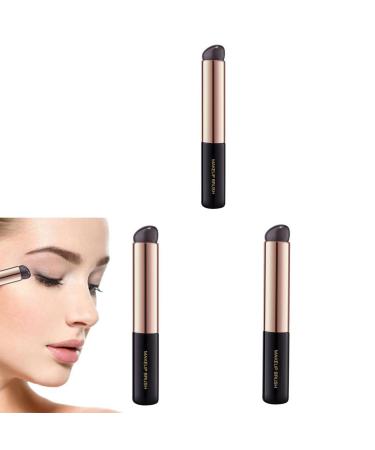 Lesunbak silicone lip brush |Portable highly elastic silicone lip gloss brushst rod shiny make -up brush tools for lipstick concealer eyeshadow for wedding dating travel everyday life 3 pcs