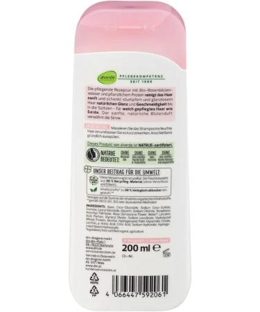  Alverde Alverde 7-in-1 Express Leave-In Spray (2 x 75ml) + Shine Shampoo with Rose Petal Water and Plant Proteins (200ml) + Bonus Scalp Massage Brush - Buy Online on GoSupps.com