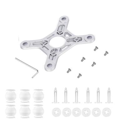 HeiyRC Gimbal Mounting Plate for DJI Phantom 3 Advanced Professional,Replacement Anti-Vibration Shock Absorbing Board Holder Rubber Damper Anti-Drop Pin Accessory for Adv Pro Version