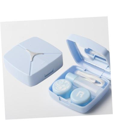 Solustre Crutching Covers & Contact Lens Holder Case - Travel Container for Lenses & Mirror | Durable & Compact Lens Solution - Buy Online on GoSupps.com