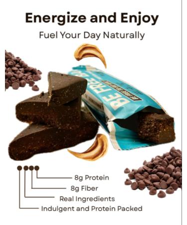 Decadent Dark Chocolate Peanut Butter Be Free Bar (Box of 12 bars) Wholesome nutrient-dense ingredients. Sweetened solely with pure honey they re brimming with energizing goodness from creamy peanut butter almond protein  - Buy Online on GoSupps.com