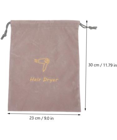 VINTORKY 2pcs Velvet Bag Hair Dryer Bag Drawstring Blow Dryer Retractable Cord Storage Bag for Hair Dryer Hair Dryer Drawstring Bags Hair Dryer Organizer Hair Dryer Bag for Head - Buy Online on GoSupps.com