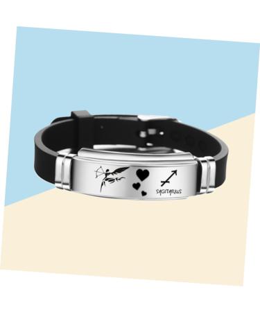 Amosfun 2pcs couple bracelet couples bracelets stainless steel bracelet silicone bracelets bond bracelets for couples bracelet for couples fashion bangle earth tones set lovers Mx3pcs As Shownx3pcs - Buy Online on GoSupps.com