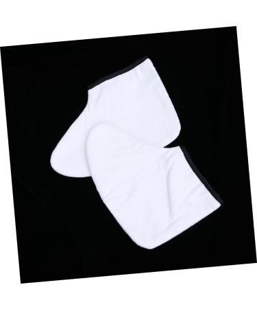 WOONEKY Housses Spa Pieds en Cire Hydratantes Taille Unique Coton Isolant Soin des Pieds pour Usage Domestique et Salon de Beaut Blanche - Buy Online on GoSupps.com