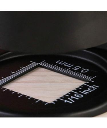 30X Magnifying Glass with 6 LED Light UV Light Optical Lenses Folding Scale Magnifier Portable Desktop Foldable Stand Magnifier for Textile Optical Jewelry Tool(60x52x51 mm) - Buy Online on GoSupps.com