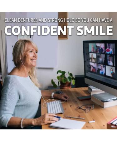 Polident 3-Minute Denture Cleaner 84 Tablets Bundle with Dentu-Care Case and Brush | For Easy Maintenance of Full/Partial Dentures & Mouthguards | Soothe Gums, No More Discomfort - Buy Online on GoSupps.com