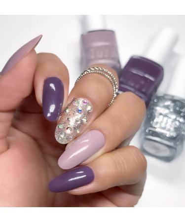 Duri Nail Polish 739 Sagittarius - Pastel Light Purple Beige - Fast Drying, Long Lasting, Semi-Matte Finish - 0.45 Fl Oz - Buy Online on GoSupps.com