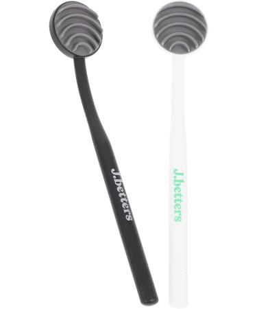 Clispeed 10 STK Tongue Cleaning Brush & Scraper - 2-in-1 Oral Hygiene Tool for Kids & Adults - TPR 5 Colors 18.5x3.5cm - Fresh Breath & Mouth Care - Buy Online on GoSupps.com