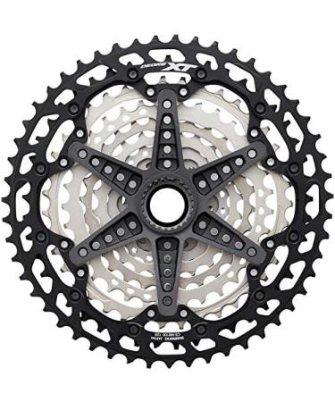 SHIMANO XT CS-M8100 Cassette - 12-Speed Silver/Black Micro Spline 10-51t - Buy Online on GoSupps.com