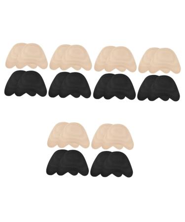 FOMIYES 12 Pairs Forefoot Half Size Pad High Heel Toe Inserts Metatarsal Pads Soft Forefoot Pads Replaceable Foot Pads Girl Heels Shoe Heel Inserts High Heels Knitted Fabric Toe Plug