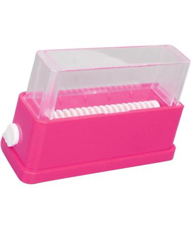 Transparent Large Capacity Micro Applicator Holder Box Dispenser with Easy Access for Refilling (Pink) - Buy Online on GoSupps.com