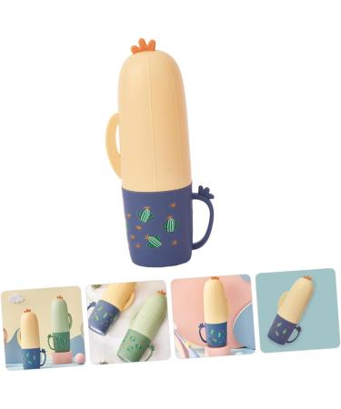 Balacoo Portable Toothbrush Holder - Travel-Friendly Organizer & Wash Cup | Blue 21.5x5.2cm - Ideal for Trips & Dental Care - Buy Online on GoSupps.com