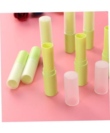 FOMIYES 10pcs Clear Lip Balm Tubes with Bamboo Caps - Refillable Containers for Lip Gloss and Balm - Buy Online on GoSupps.com