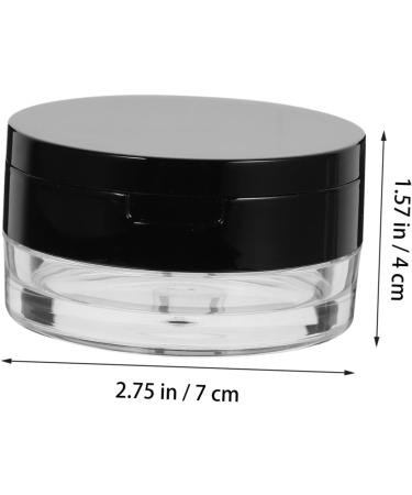 WOONEKY Cosmetic Case with Powder Puff Toiletry Case Blusher Mesh Loose Powder Case Puff Case Powder Compact - Buy Online on GoSupps.com