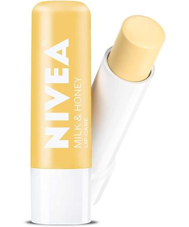 NIVEA Milk & Honey Lip Care - Natural Defense & Soothing 0.17 oz - Buy Online on GoSupps.com