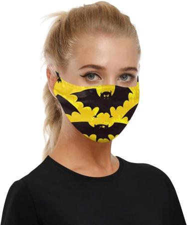 Riou Halloween Mouth & Nose Protection for Women | Washable Reusable Pumpkin Motif Neckerchief - Breathable & Dustproof - Buy Online on GoSupps.com