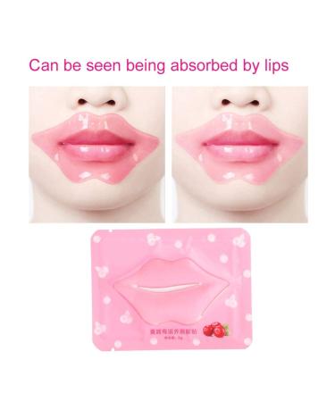 20PCS Cranberry Collagen Lip Masks - Hydrating & Exfoliating Crystal Lip Treatment for Moisture & Anti-Aging - Buy Online on GoSupps.com
