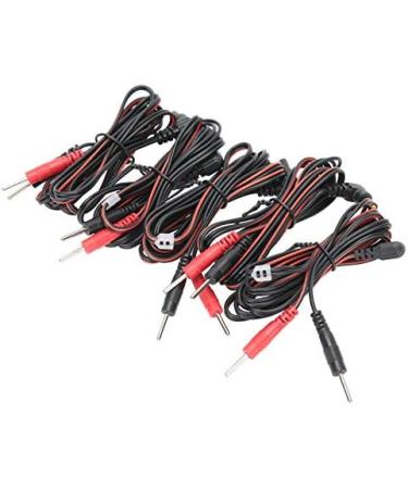 Buy Replacement Electrodes Cable - 10 Pack 2.35mm 1.2m 2-in-1 Pin TENS Cable for Muscle Stimulators | International Shipping - Buy Online on GoSupps.com