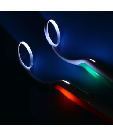 HEALIFTY 2 PCS Dental Mirror Set with LED Light Bright Oral Inspection Tool for Teeth Care (Green & Orange) - Buy Online on GoSupps.com