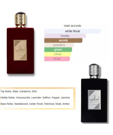Asdaaf Ameer Al Arab and Ameerat Al Arab EDP 100ML (3.4Oz) Value Pack (VALUE PACK) - Buy Online on GoSupps.com
