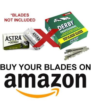 MARKHOR Cut Throat Razor Kit Matte Black Straight Razor Professional Barber Razor Premium Quality Straight Edge Razor Moustache & Beard Shaving Razor Single Blade Razor - Buy Online on GoSupps.com