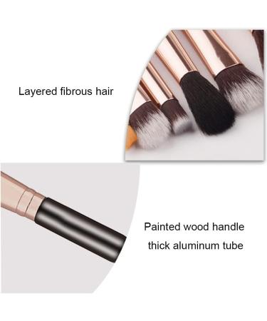 Double Ended Brushing Professional Eyeshadow Brushes Premium Foundation Brushes for Travel Daily Makeup - Buy Online on GoSupps.com
