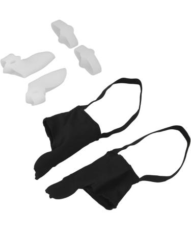 Hallux Valgus Corrector - Wear Resistant Straightener for Toe Correction, Black (Size L) - Buy Online on GoSupps.com