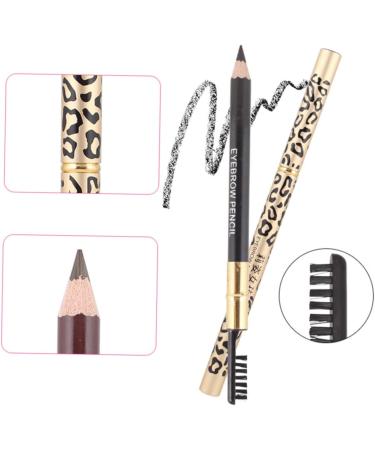BIUDECO 2pcs Makeup Eyebrow Pencils Long Lasting Eyebrow Pencils Double Head Eyebrow Pencil Eyebrow Pencil Brush 1 count (Pack of 1) Brown - Buy Online on GoSupps.com