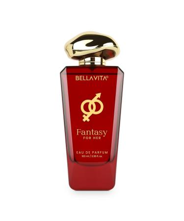 BELLA VITA Mood Collection Fantasy Eau De Parfum for Her with Pink Pepper Jasmine and Patchouli |Premium Long Lasting Fragrance Perfume for Women 100 ML - Buy Online on GoSupps.com