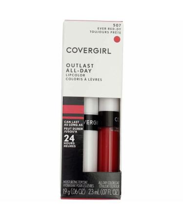 COVERGIRL Outlast All Day Two-Step Lipcolor Ever Red Dy 507 0.13 Oz Pack of 2 - Long-Lasting Lipstick Duo - Buy Online on GoSupps.com