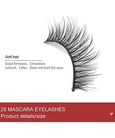 Jalzdieod 16 Pairs Magnetic Eyelashes Curler Set Long 3D Minklashes Wear Faux Cils Natural Thick False Eyelashes - Buy Online on GoSupps.com