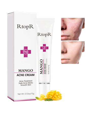 Easilydays Mango Repair Acne Cream  Face Pimple Removal Cream Acne Scar Treatment  Moisturize Skin  Fade Pockmarks Gently and Shrink Pores  for Acne Scar Removal  Spots  Balanced Water and Oil