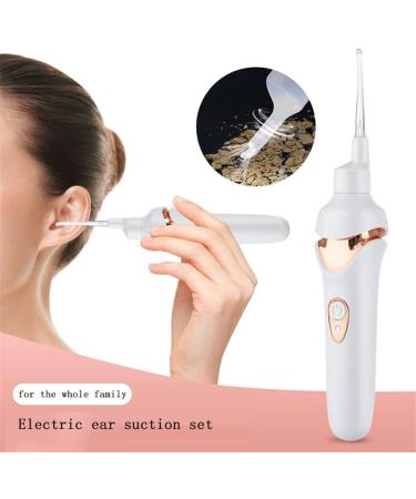 Electric LED Ear Wax Cleaner | Rechargeable Silicone Vacuum Ear Scoop Tool - Buy Online on GoSupps.com