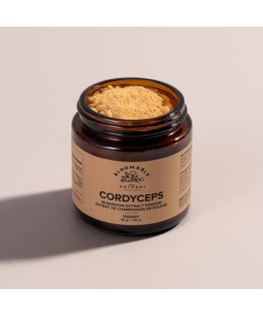 Cordyceps Mushroom Extract Powder by Bloomable I Energy & Endurance I Fruiting Body 4:1 Extract (50 grams) - Buy Online on GoSupps.com