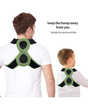 ecaqlin Posture Corrector Belt Invisible Hunchback Correction Belt for Kids Adults Adjustable Upper Back Brace Support for Neck Back Shoulder Spine - Buy Online on GoSupps.com