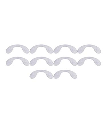 5 pairs of silicone glasses pads comfortable child adult silicone nasal cushion diy sunglasses anti-slip glasses nasal pad glasses holder glasses brick covering glasses anti-slip pads for glasses adults: 42 mm