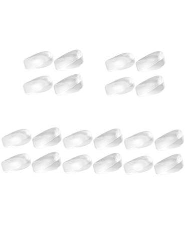FOMIYES 10 Pairs Heightening Insoles Mens Insoles Height Increase Shoe Pads Heel Lifts Cups Eva Insoles Heel Lifts for Shoes Heel Insoles Lighter Fluid Gel Invisible Half Pad Men and Women