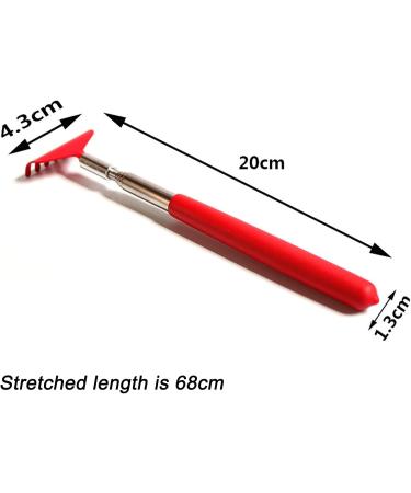 5-Piece Portable Telescopic Back Scratchers - Manual Metal Scratches for Head Back & Leg - Soft Rubber Tips for Ultimate Relaxation - Buy Online on GoSupps.com
