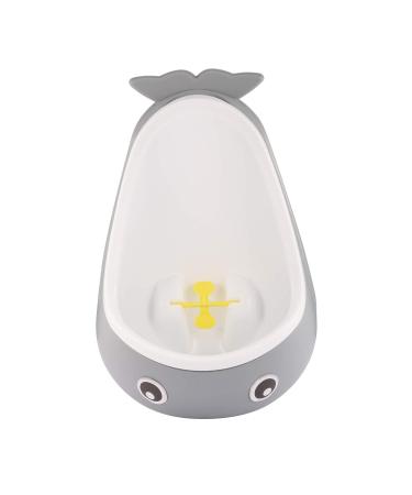 Potty Training Urinal for Boys - Cute Whale Training Urinal/Potty Urinal Pee Trainer Urine(Grey Whale)