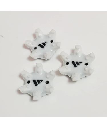 28 PCS Thintech Replacement Cleats Fast Lock Golf Spikes - White Black - Buy Online on GoSupps.com