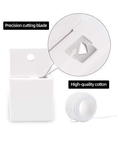 2 Pieces Eyebrow String for Microblading - Pre-colored Brow Mapping Thread | Eyebrow Ruler Accessories (White) - Fast International Shipping - Buy Online on GoSupps.com