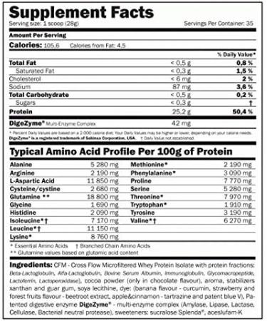 AMI X Iso Prime CFM Strawberry 2kg + Carnitine - Premium International Shipping | Enhance Your Fitness Today! - Buy Online on GoSupps.com