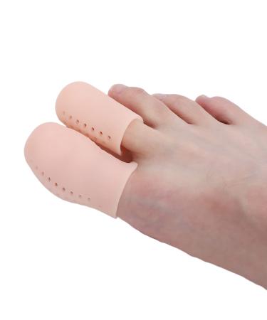 8 pairs of toe proteers silicone toe cap men women breathable toe cuffs for ingrown toenails bubbles chicken eyes hammer toe pain relief through friction