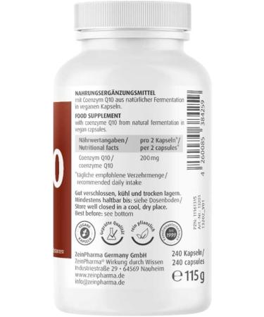 Coenzyme Q10 100 mg Capsules - 240 Count | High-Quality Antioxidant for Energy & Heart Health - International Shipping Available - Buy Online on GoSupps.com