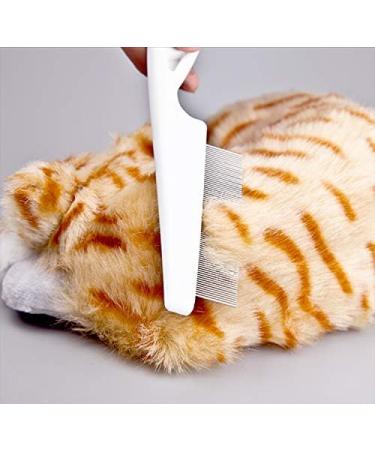 Pet Flea Comb Tightly Spaced Teeth Hair Flea Comb Brush for Dogs Cats Pets Grooming Tool to Remove Fleas Mites Ticks & Dandruff Flakes - Buy Online on GoSupps.com